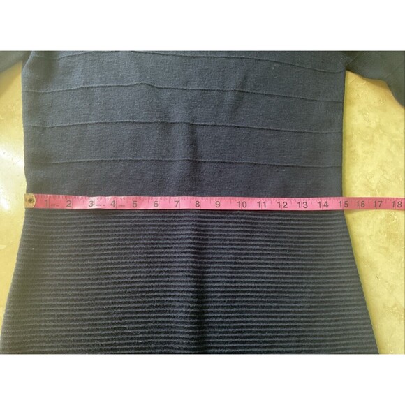 🌙 Apart Impressions Merino Wool Sweater Dress – Navy Blue – Size M (Fits Small) - Picture 9 of 11